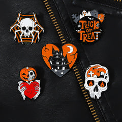 Halloween Skull Alphabet Pins