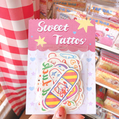 Color Line Waterproof Tattoo Stickers