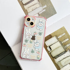 Cute Cartoon Bunny With Bow Phone Case