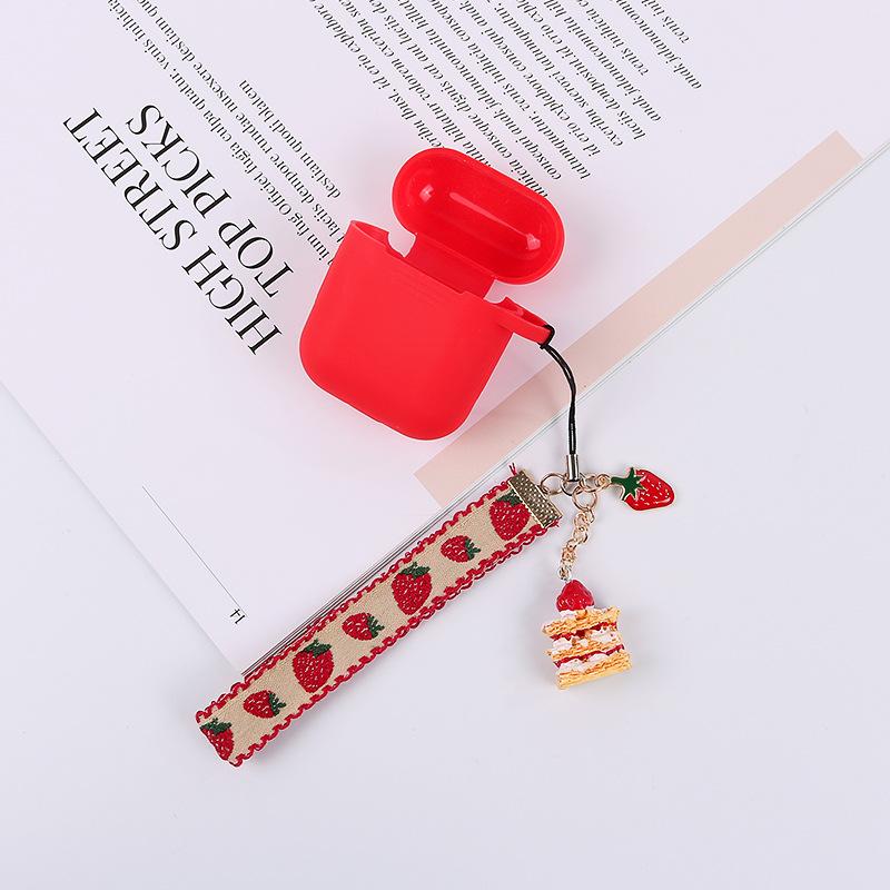 Cartoon Strawberry Keychain