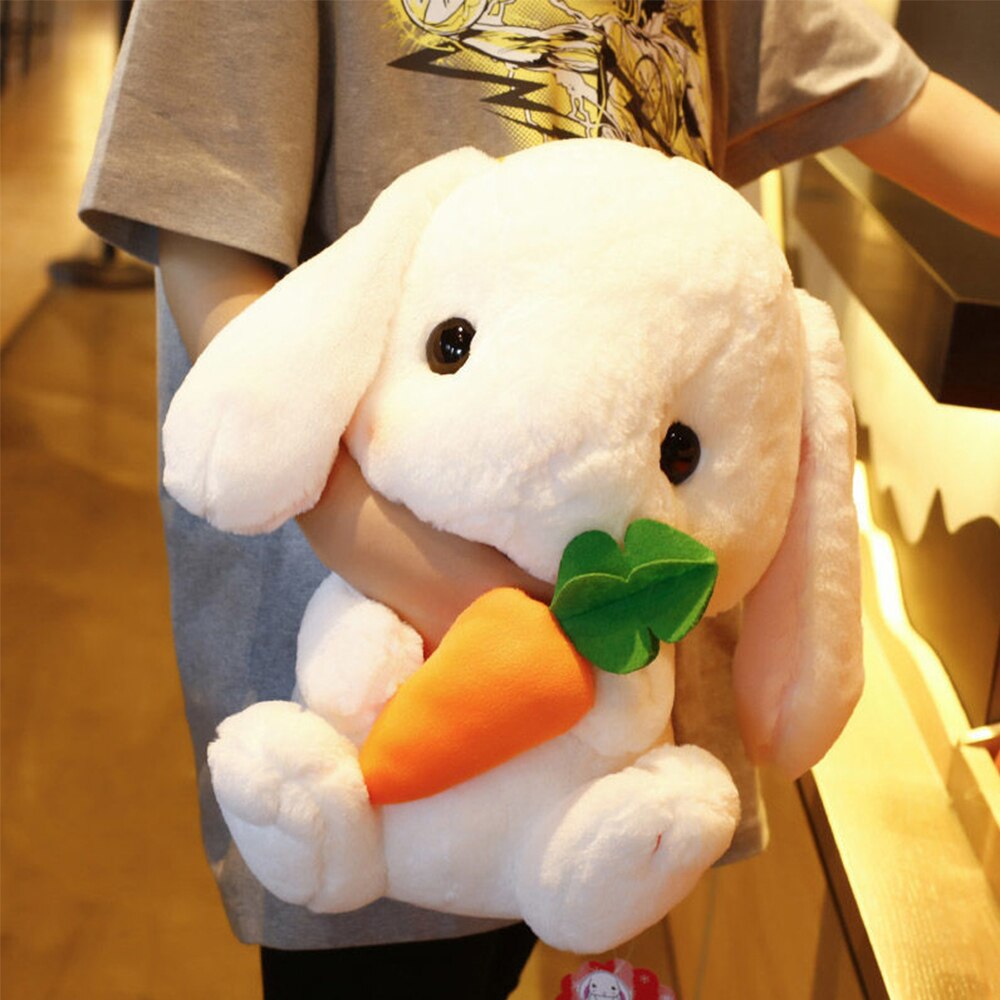 75cm Big Lop-eared Rabbit Baby Accompany Sleep Plush Doll Kawaii Bunny Rabbit Stuffed Toys Creative Birthday Christmas Gift