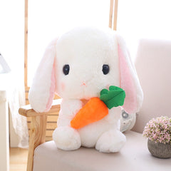 75cm Big Lop-eared Rabbit Baby Accompany Sleep Plush Doll Kawaii Bunny Rabbit Stuffed Toys Creative Birthday Christmas Gift