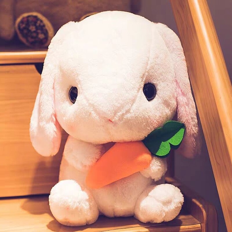 75cm Big Lop-eared Rabbit Baby Accompany Sleep Plush Doll Kawaii Bunny Rabbit Stuffed Toys Creative Birthday Christmas Gift