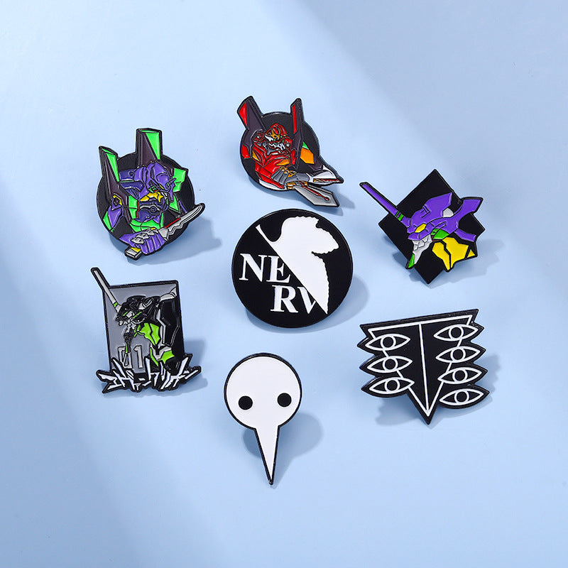 Cute Cartoon Eva Pins