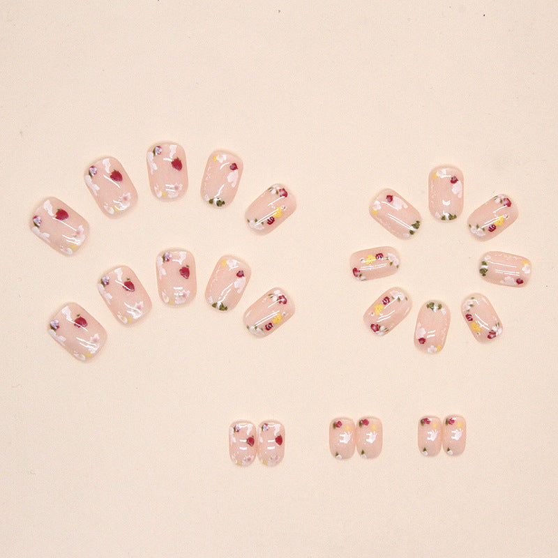 【W434ã€?Wearable Nails Finished Manicure