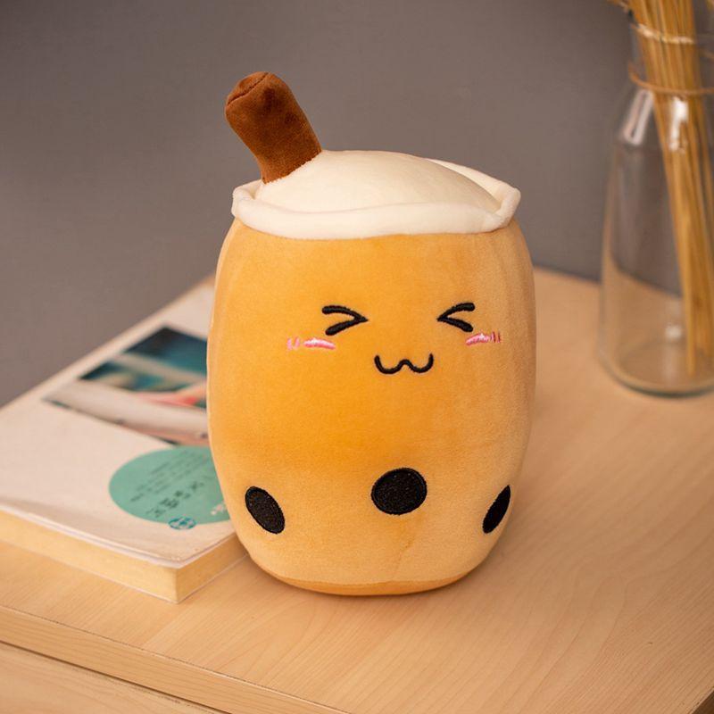 Kawaii Boba Tea Plush Pillow