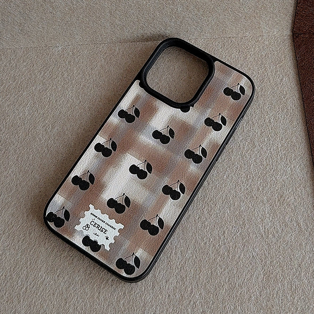 Plaid Cherry Phone Case