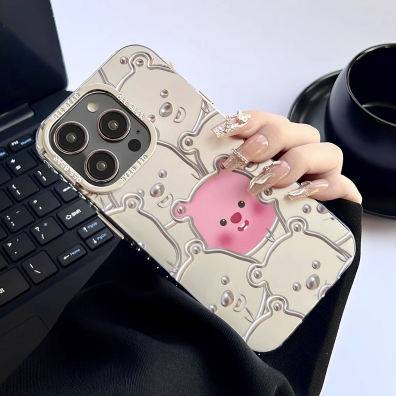 Kawaii Cartoon Little Beaver Phone Case