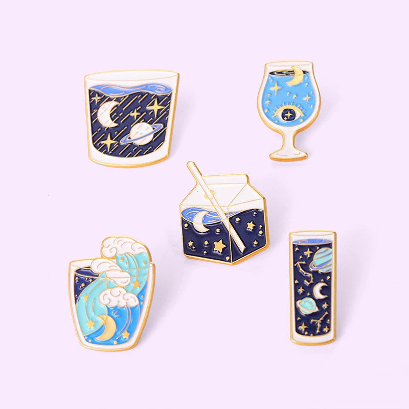 Creative Starry Sky Pins