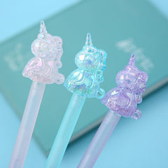 Crystal Unicorn Gel Pen-3pcs