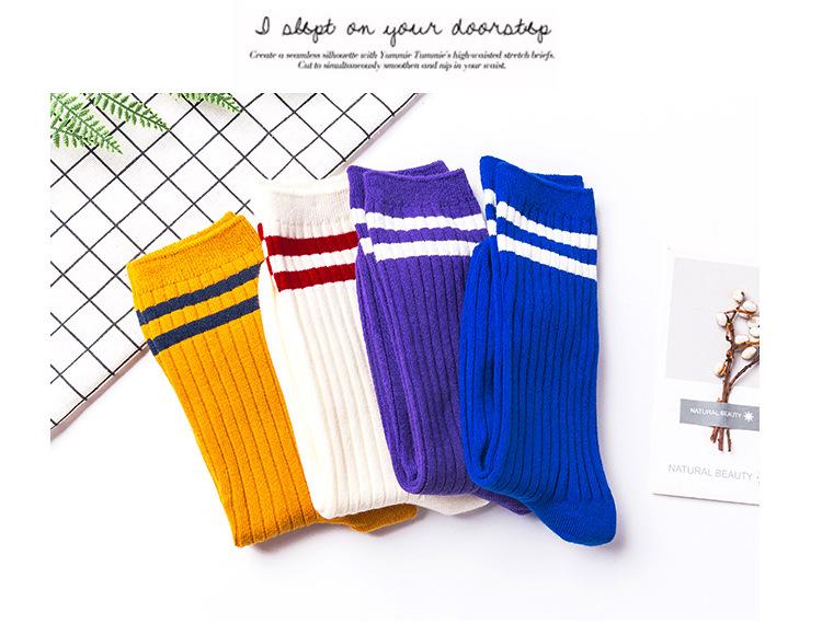 Korean Style Striped Socks