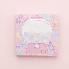 Pink Girl Sweetheart Candy Sticky Note