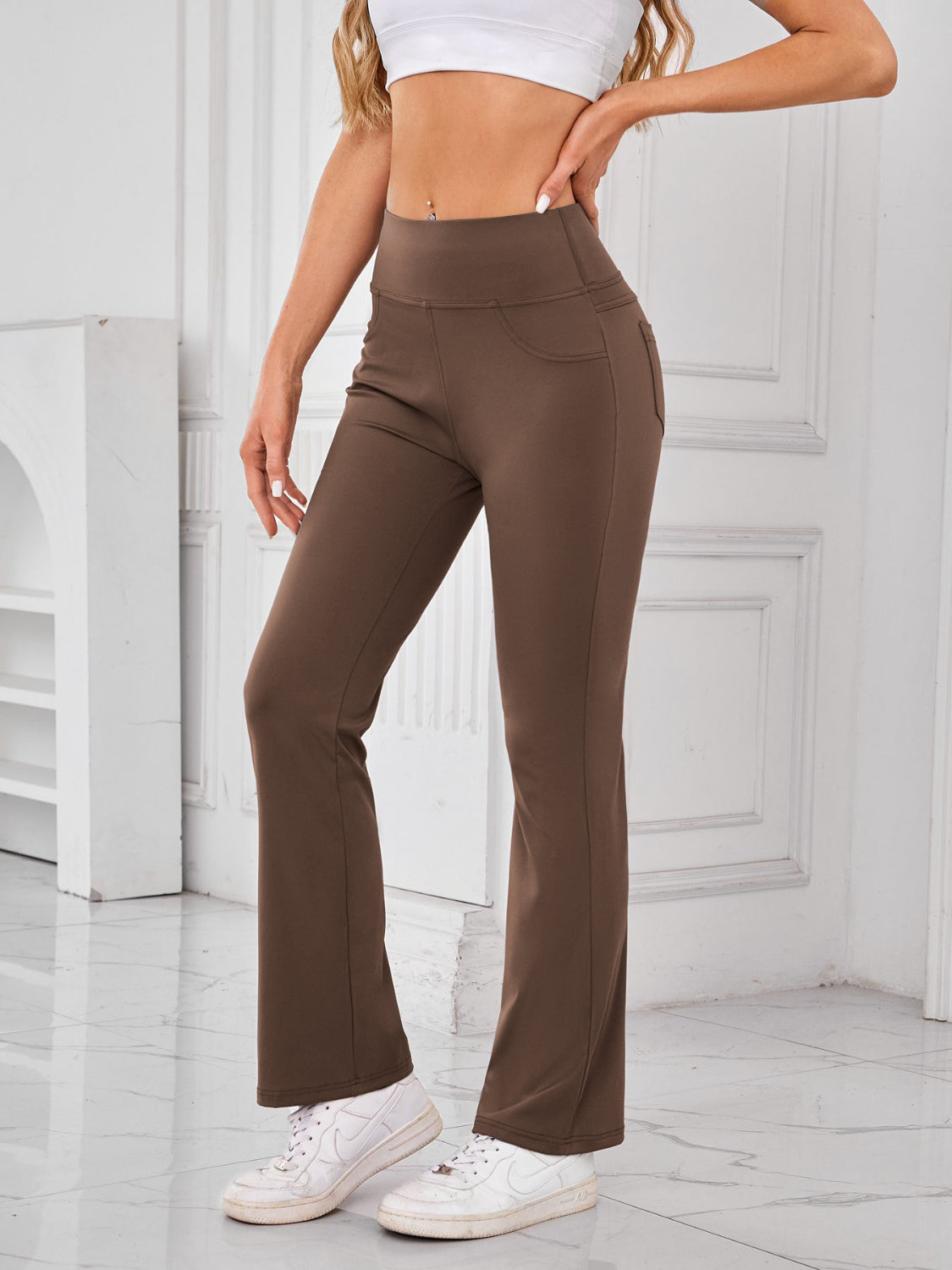Lovelet High Waist Pants with Pockets