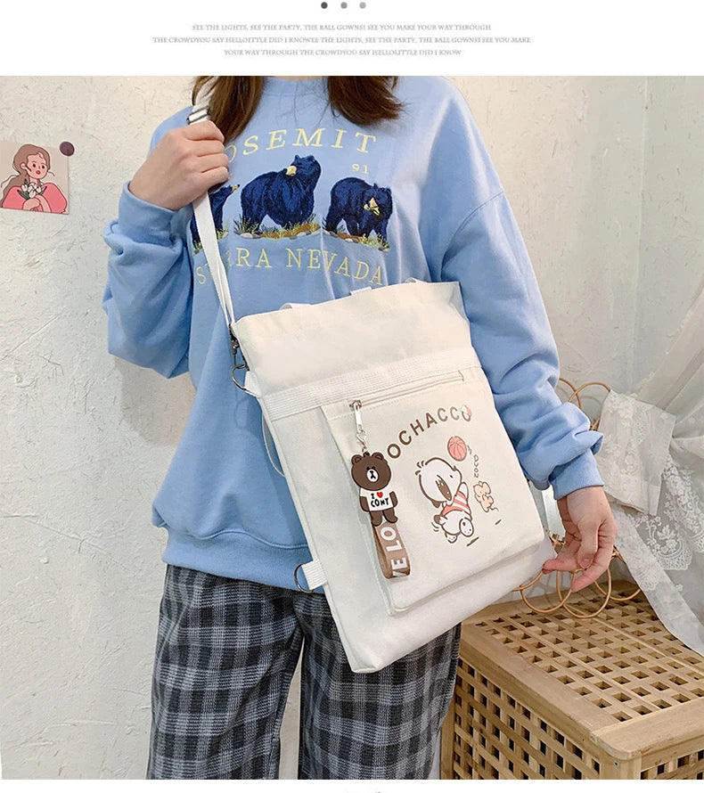 Dog Kicking Tote Bag