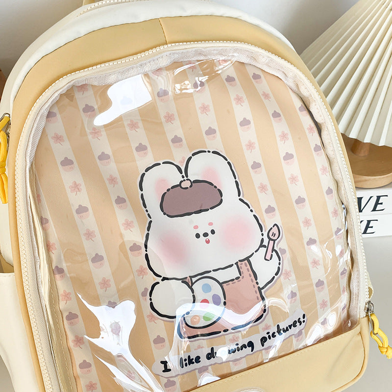 Cute Transparent PVC Backpack