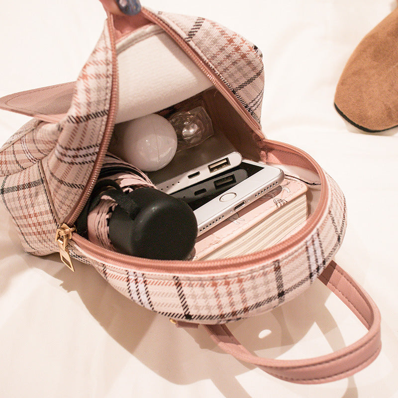 Cute Mini Plaid Shoulder Bag