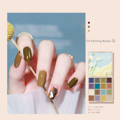 16 Colors Solid Butter Nail Gel Palette