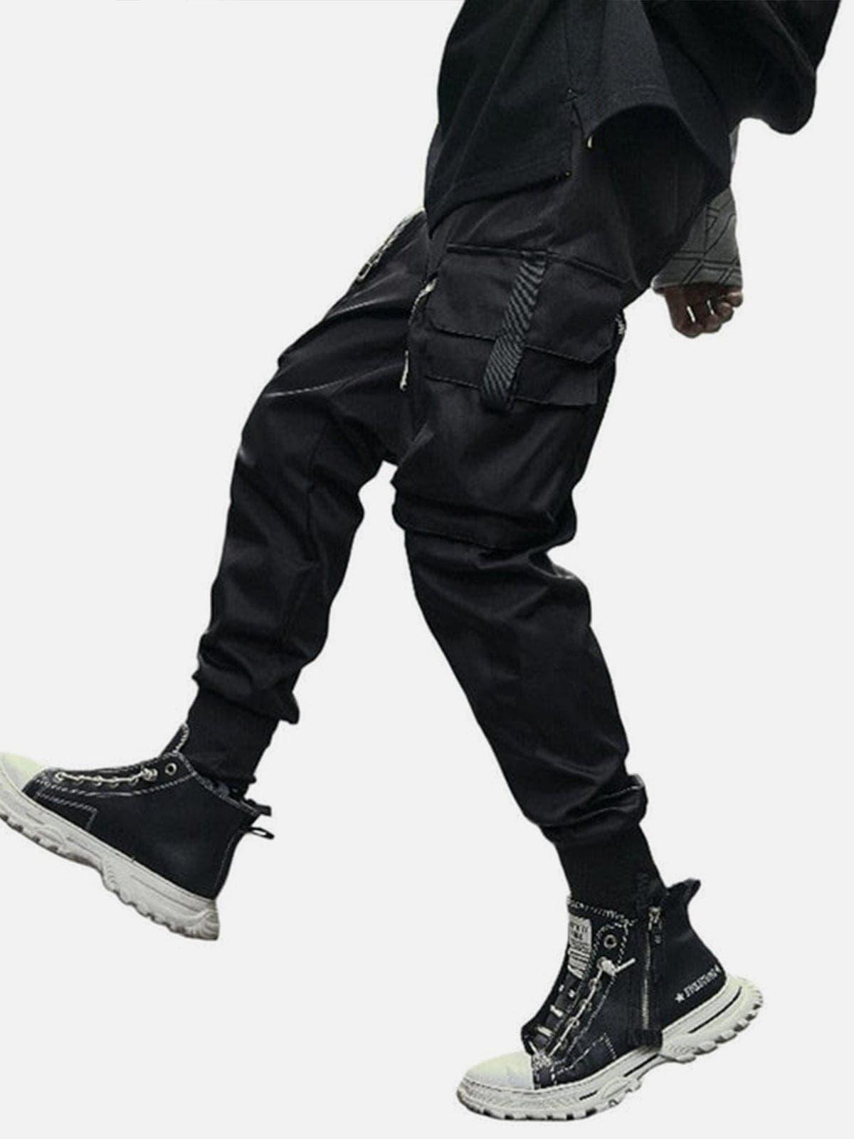 Function Zipper Pockets Cargo Pants
