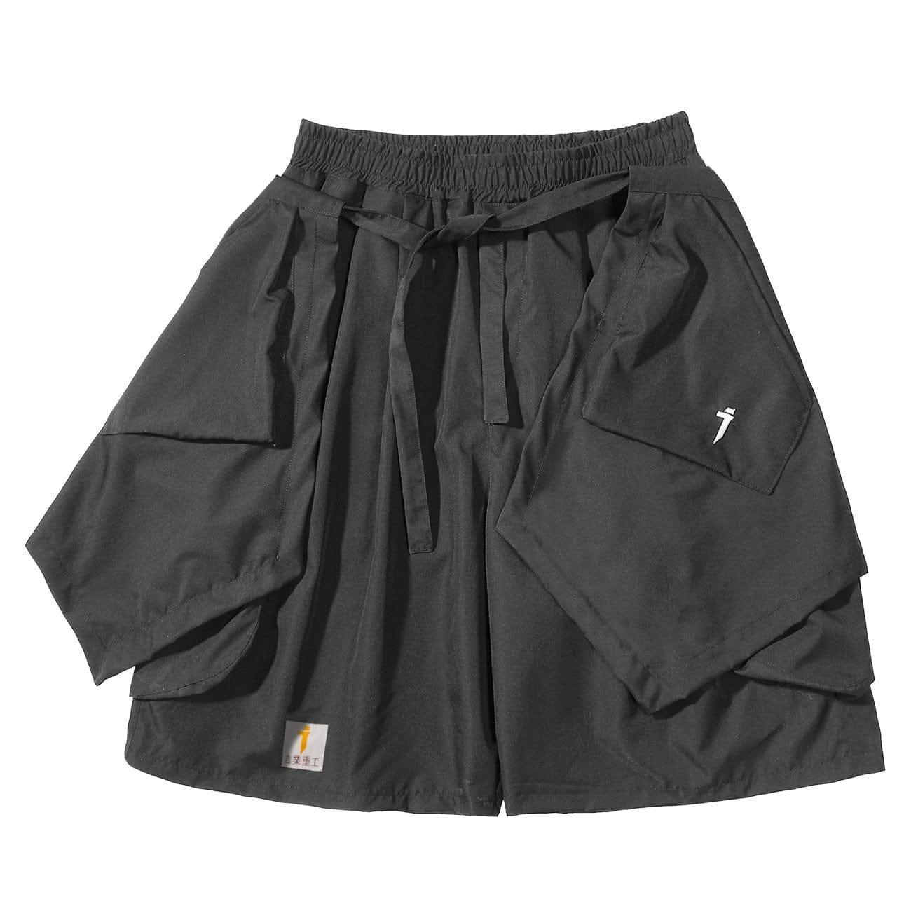 Detachable Apron Cargo Shorts