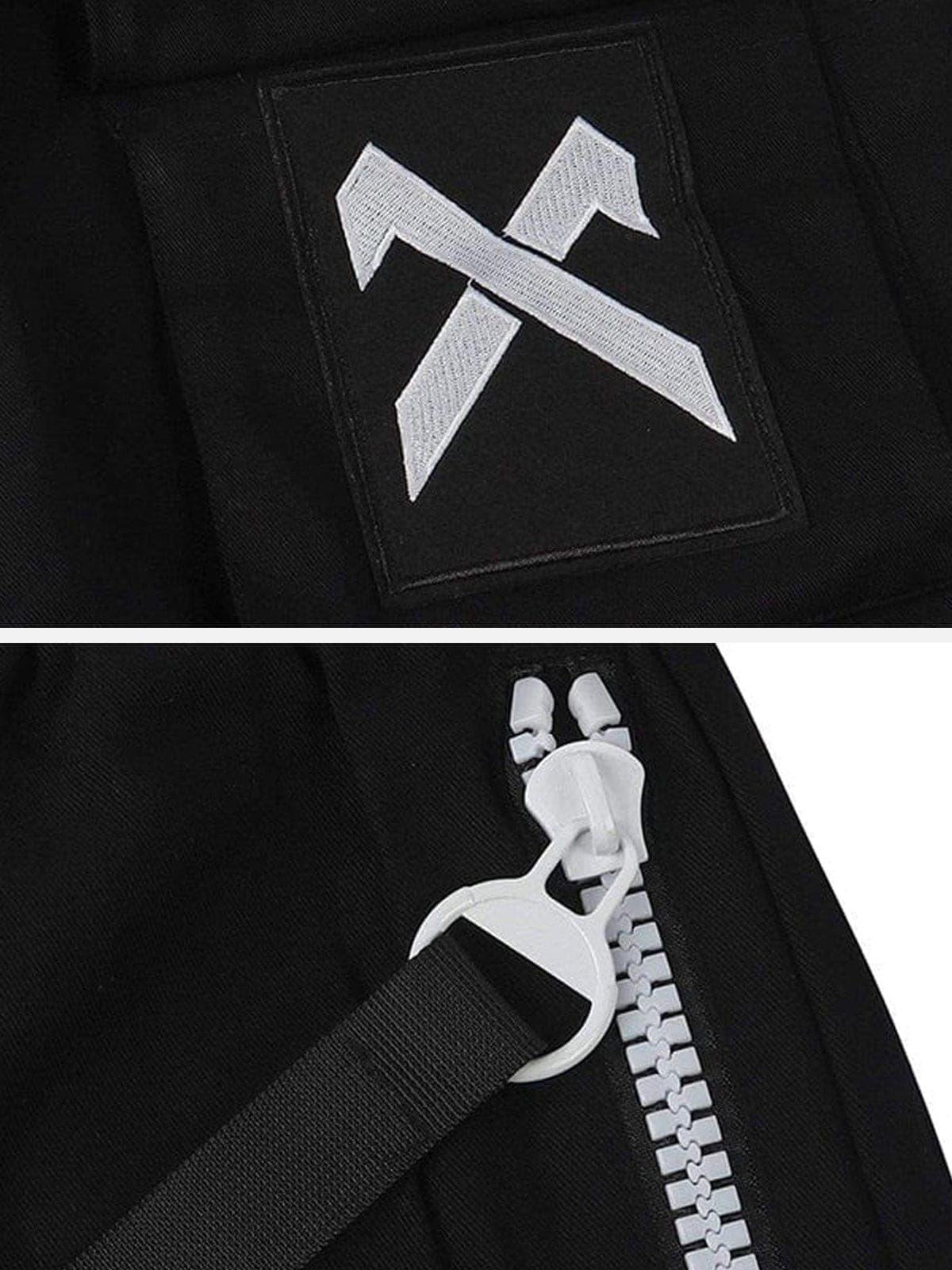 "X Dark" Zip-up Camo Pants