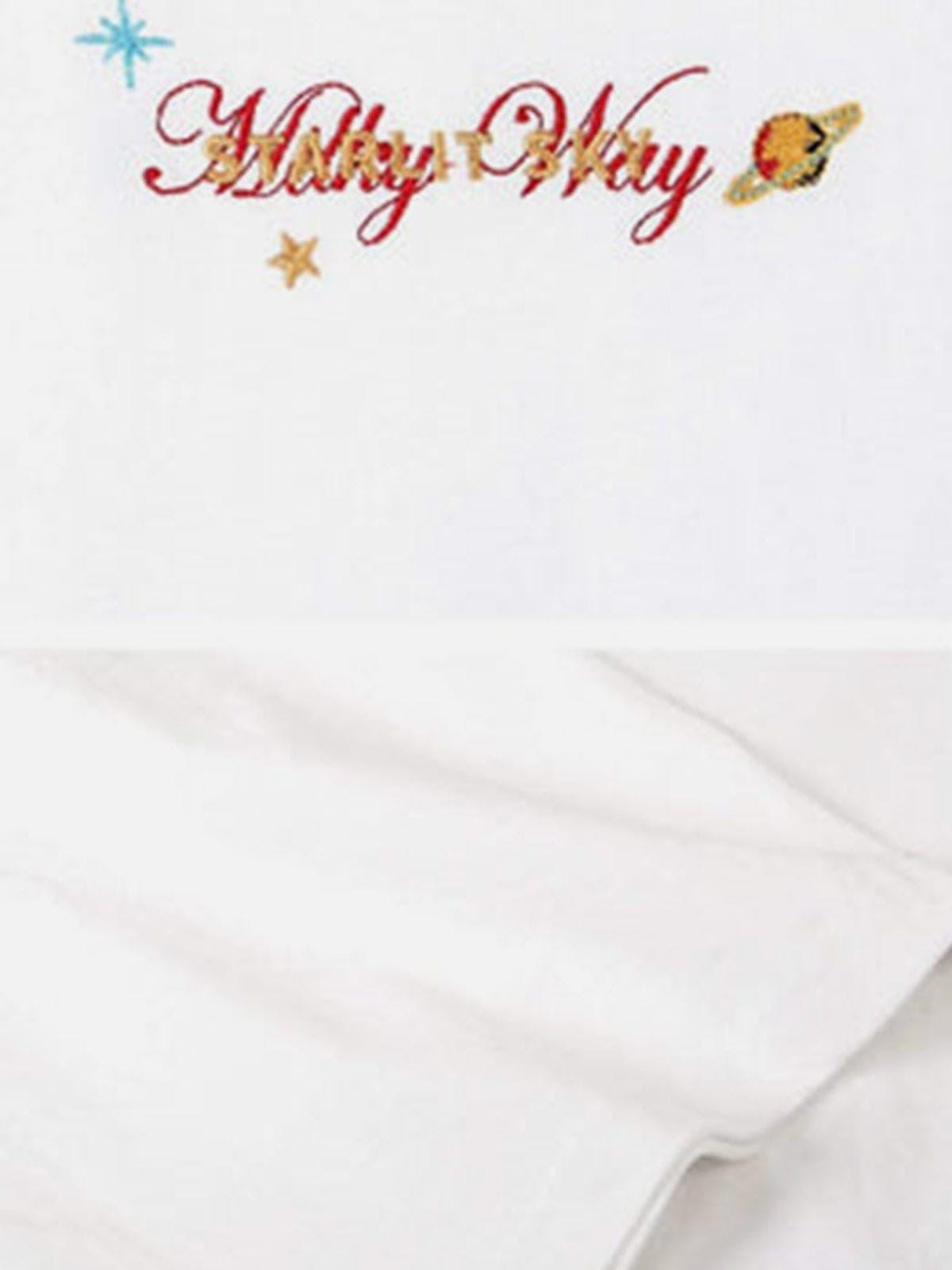 "Starry Embroidery" Tee