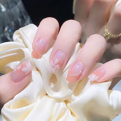 Camellia Wearable Nails Finished Manicure