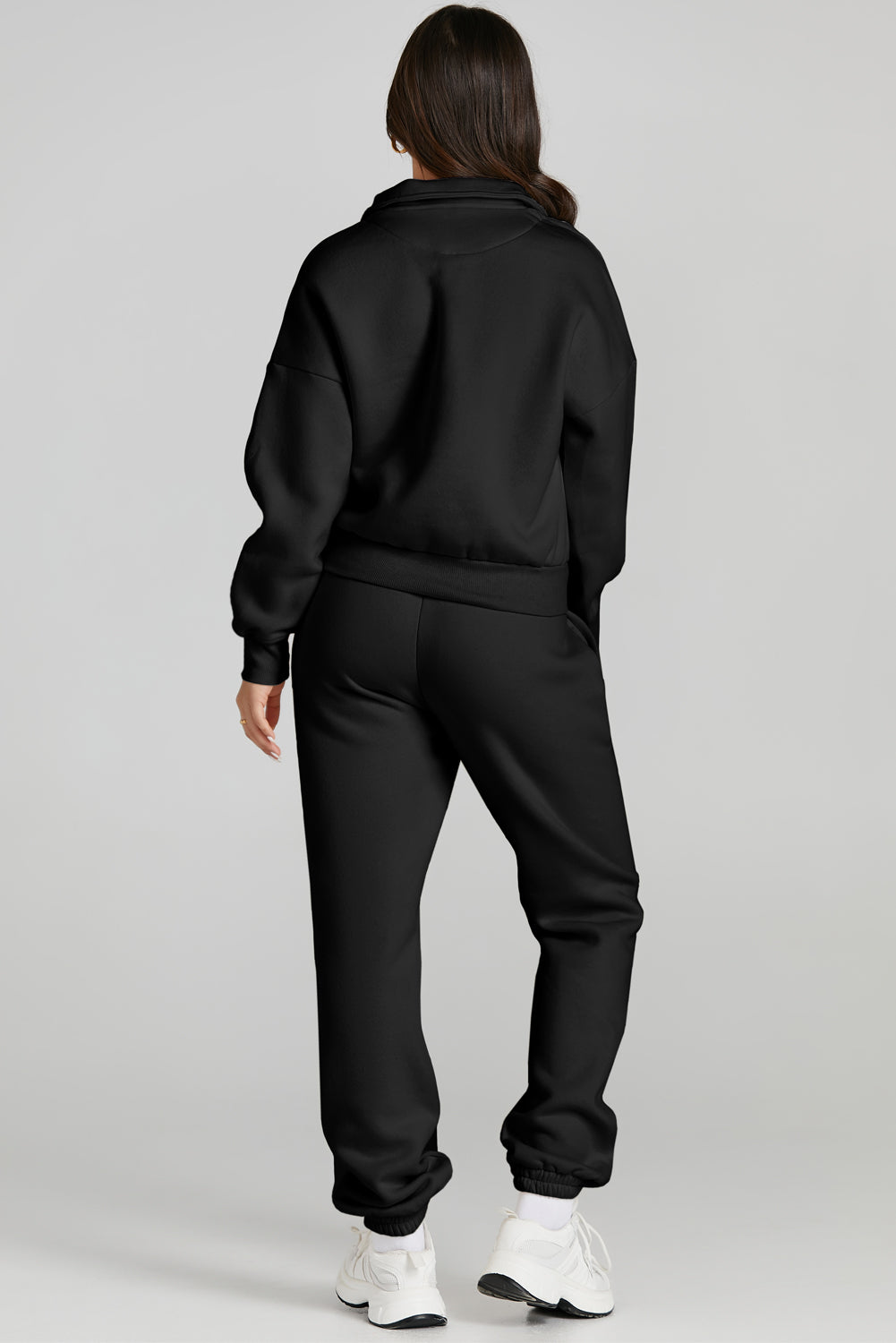 Zip Top and Drawstring Pants Set