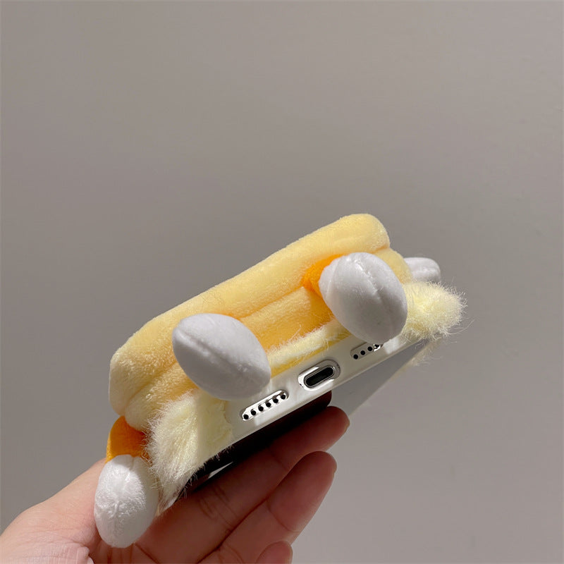 Plush Cheeseburger Coin Purse Phone Case