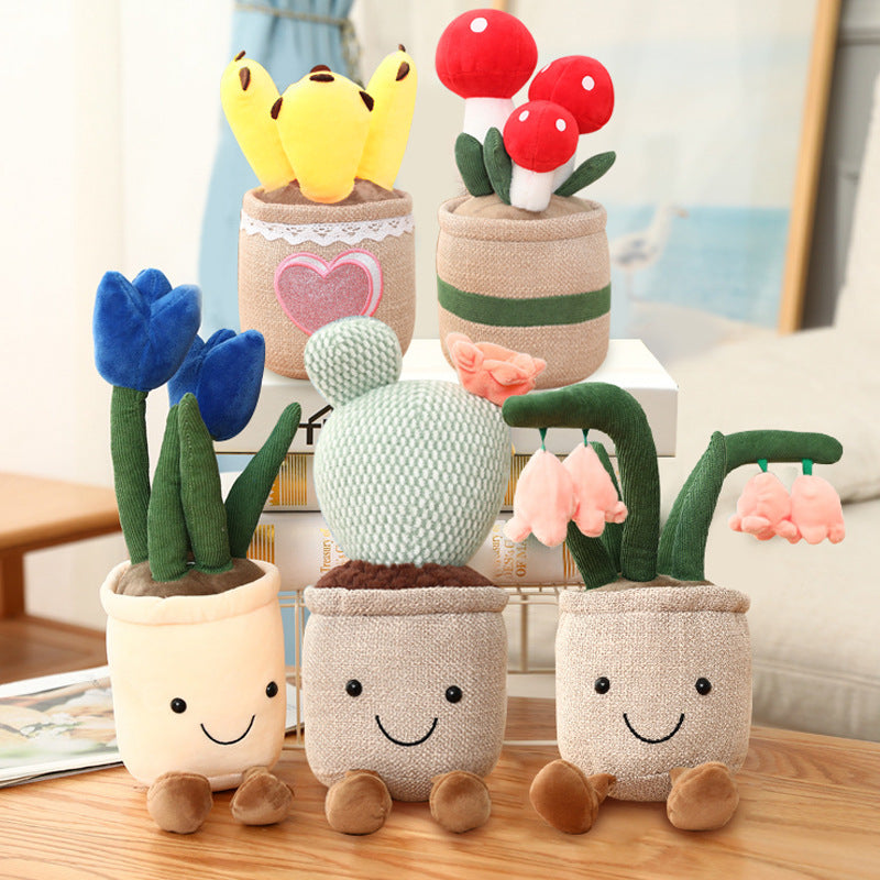 Cute Potted Plants Plushies