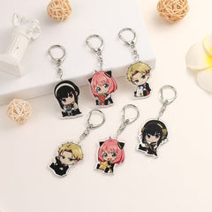 Cute Spy Family Series Acrylic Keychain