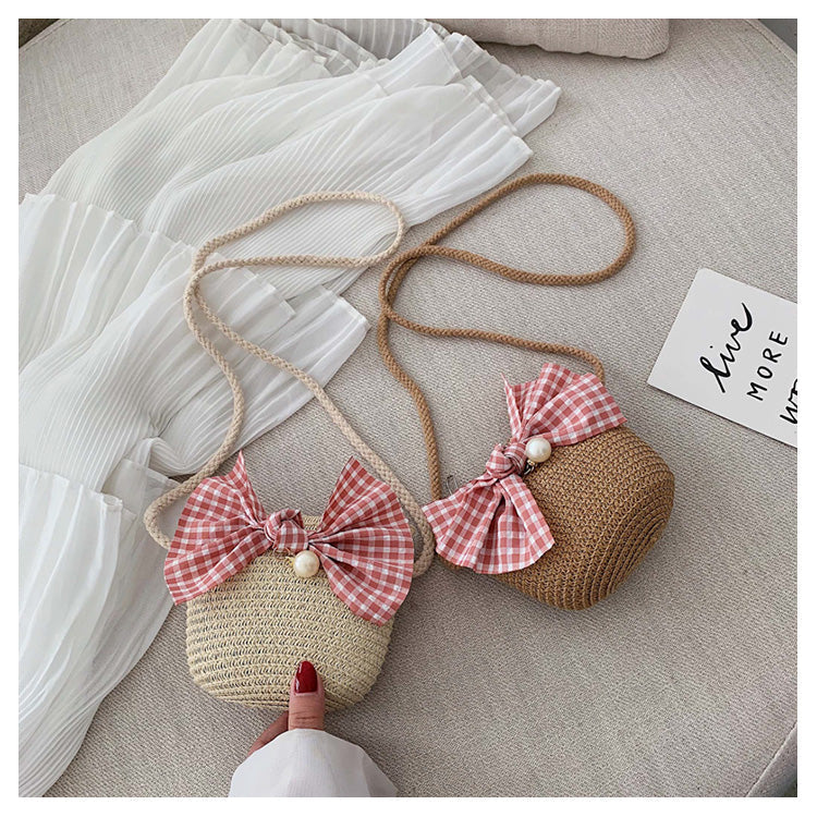 Cute Handmade Straw Mini Bag