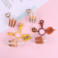 Kawaii Milk Tea Keychain