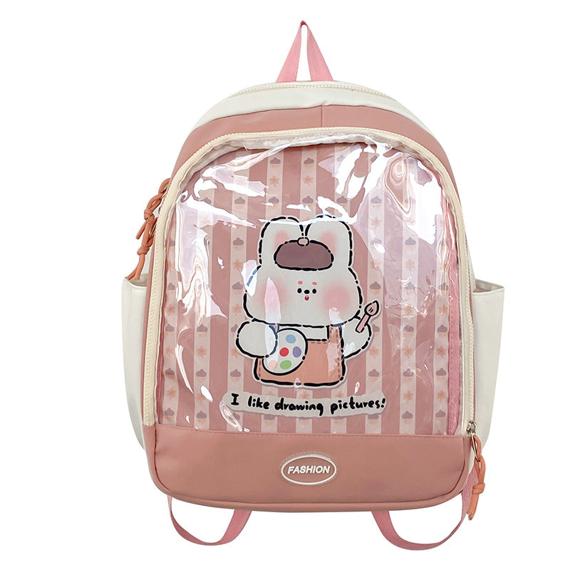 Cute Transparent PVC Backpack