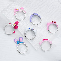 Anime Cartoon Cute Open Rings