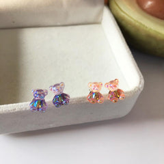 Creative Candy-colored Bear Earrings