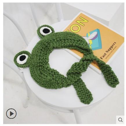 Big Eyes Frog Wool Knitted Hat