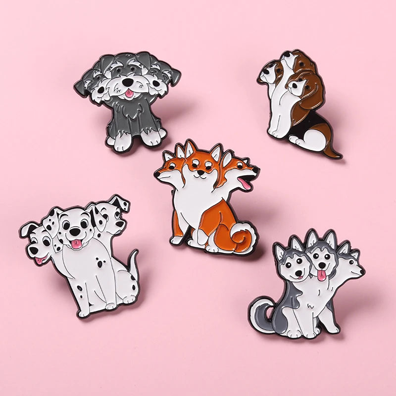 Animal Fox Dog Pins