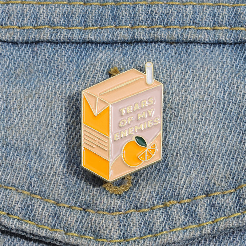 Cute Orange Style Pins