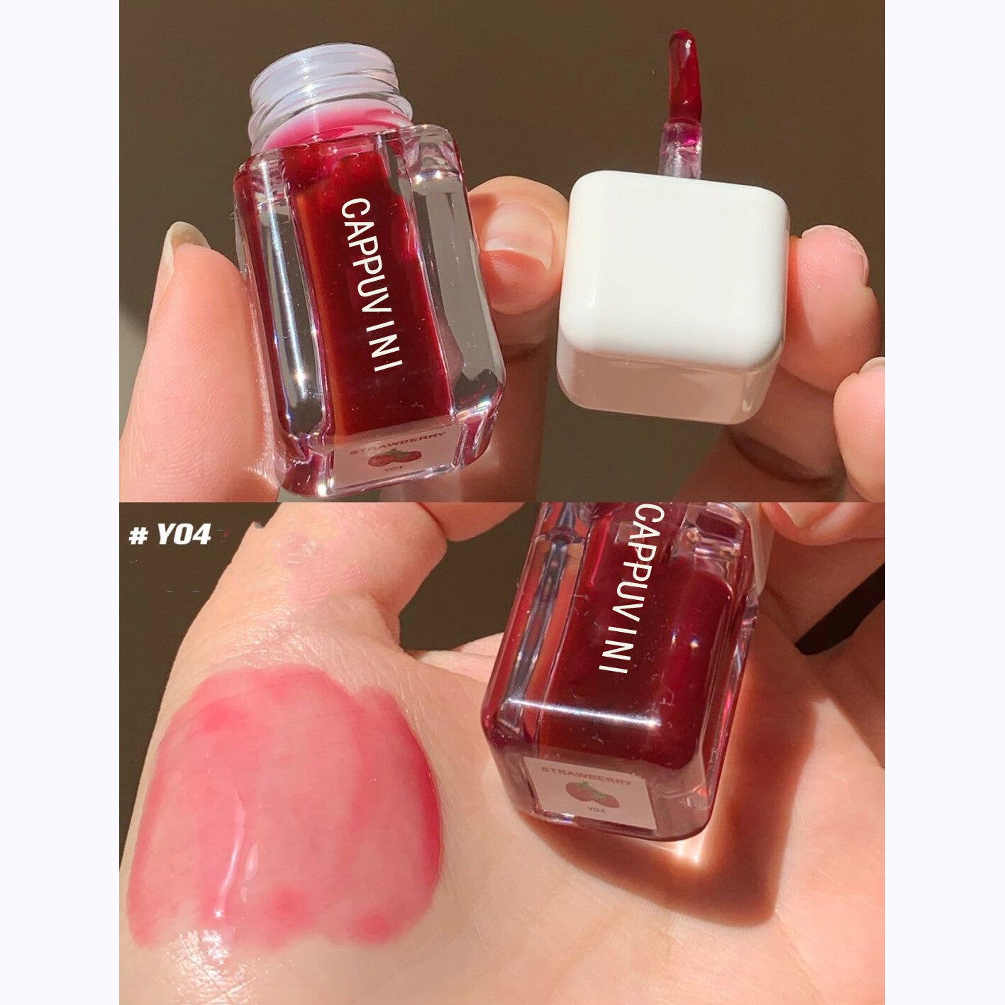 Small Square Transparent Lip Gloss