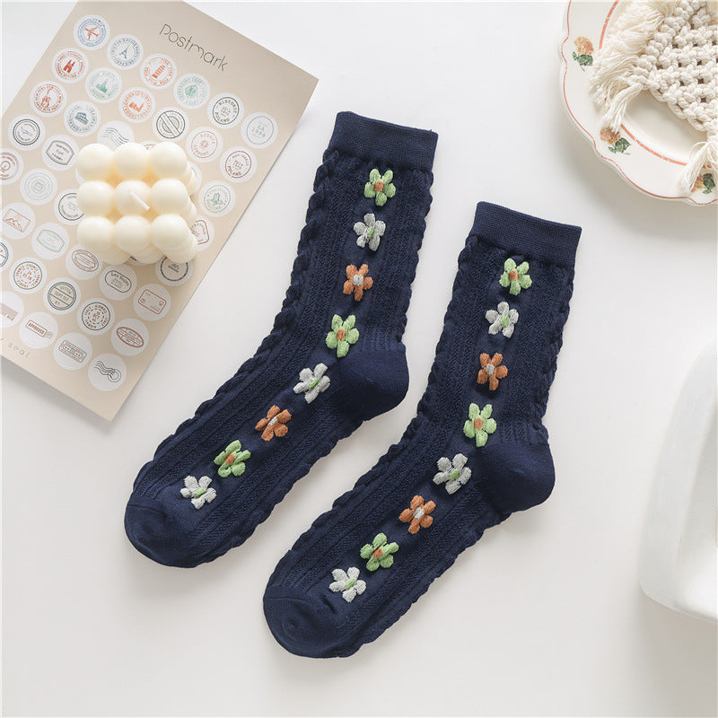 Colorful Flowers Socks