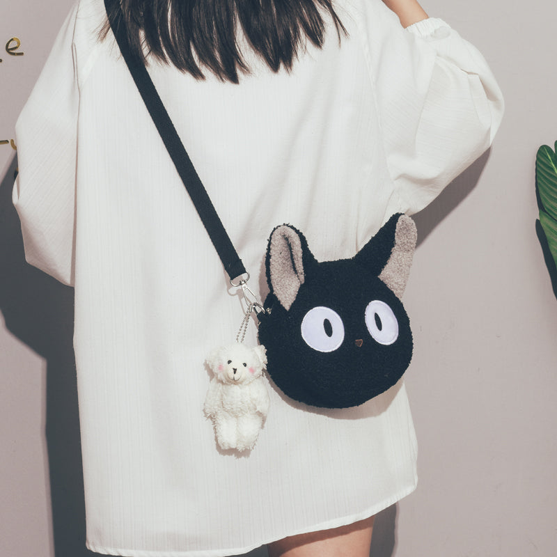 Cute Cat Plush Shoulder Bag