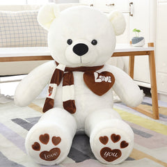 80-100cm   Giant Filled Full Big Size Large Teddy Bears Stuffed Toys Adult Soft Pillow Birthday Costum Gift Plush Dolls