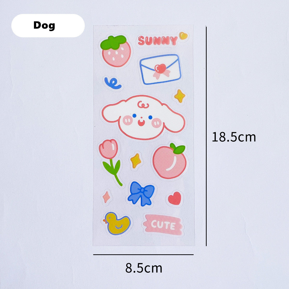 Cute Transparent PVC Sticker