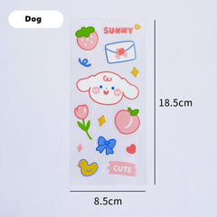 Cute Transparent PVC Sticker