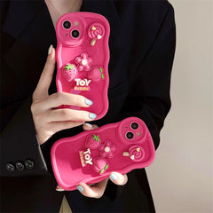 Cute 3D Strawberry Lollipop Phone Case