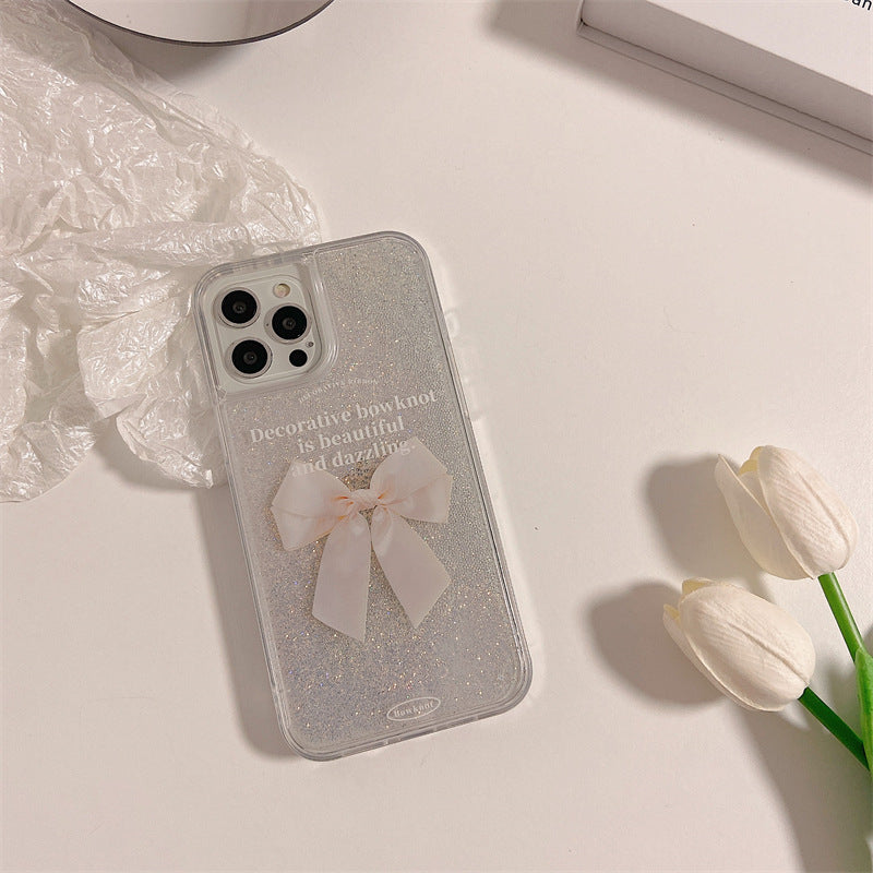 Quicksand Bow Phone Case