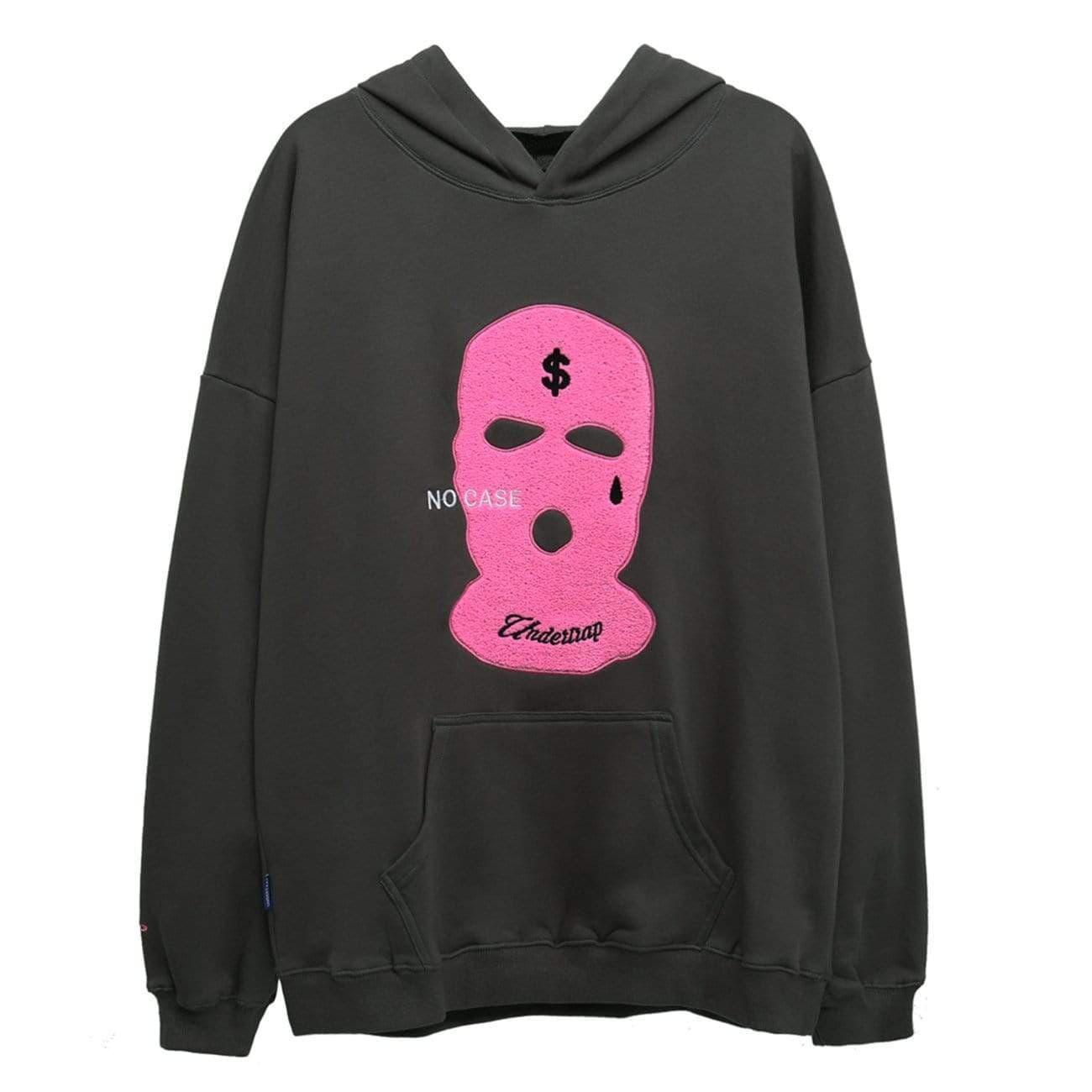 Masked Embroidery Hoodies