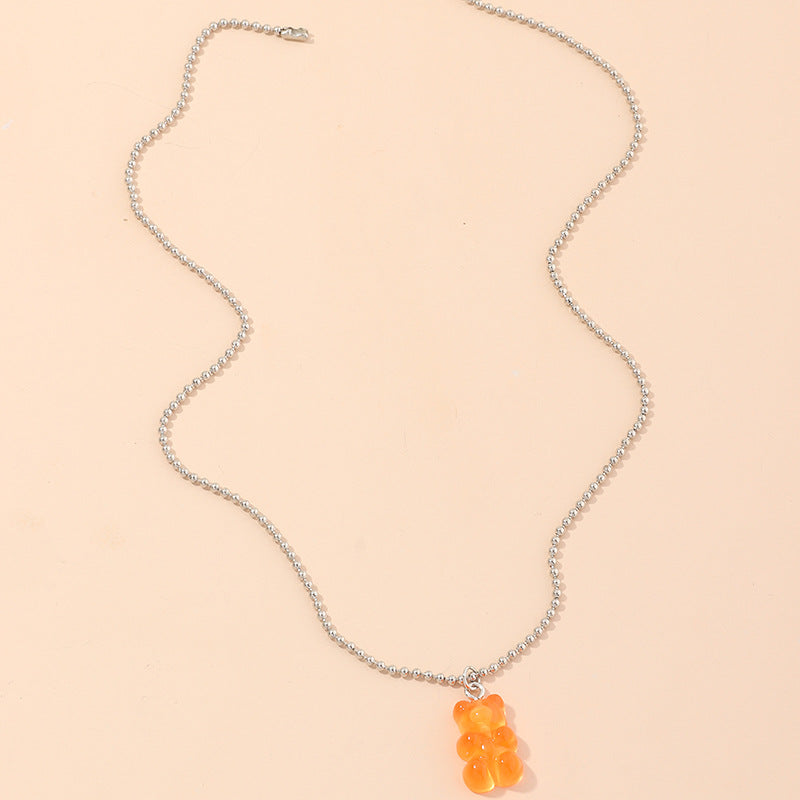 Gummy Bear Ball Chain Choker