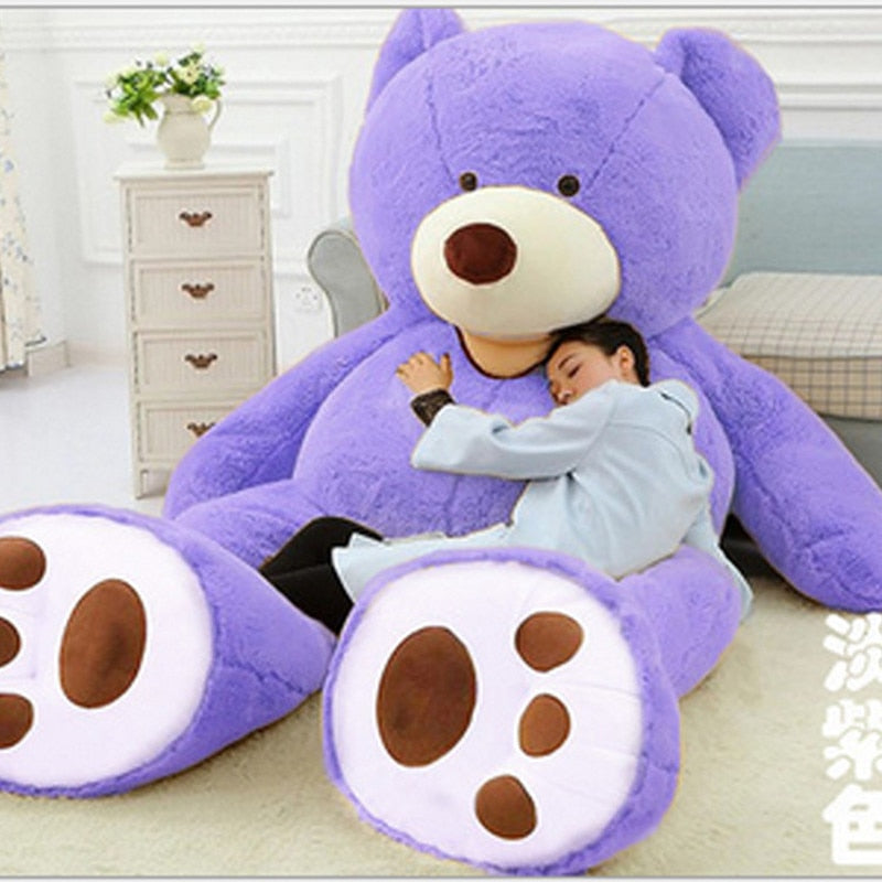 80cm-260cm America Giant Teddy Bear Plush Toys Soft Teddy Bear Skin Popular Birthday &amp; Valentine's Gifts For Girls Kid's Toy