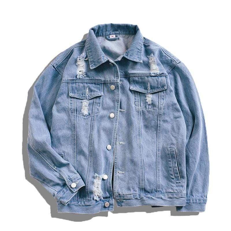 "Dog Head" Denim Jacket